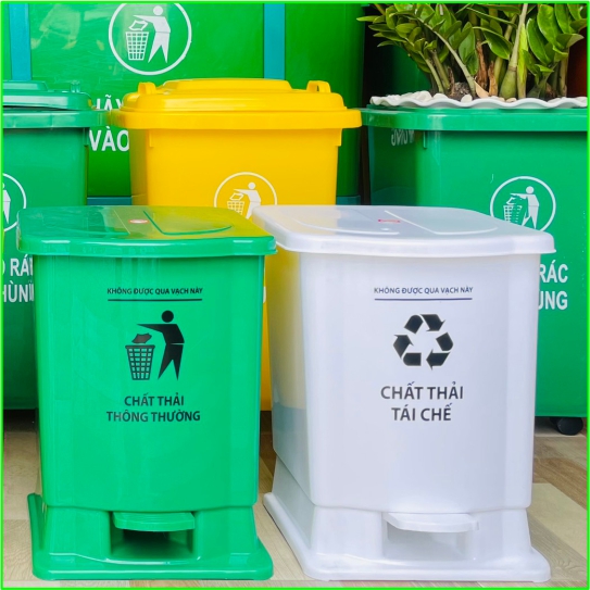 Cách chọn thùng rác nhựa đạp chân phù hợp